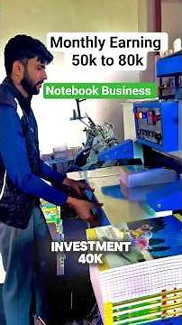 Notebook Manufacturing & Custom Printing Business | Start Under ₹50K Small Business Idea India 2026
