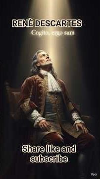 René Descartes “Cogito, ergo sum” — I think, therefore I am.
