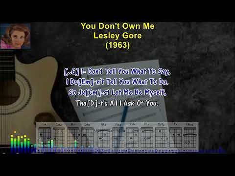 You Dont Own Me - Lesley Gore (1963) (Karaoke Sing-Along Lyrics & Guitar Chords) #gold #music #rare