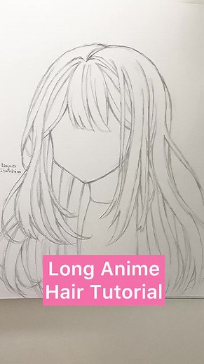 Anime Hair Drawing Tutorial