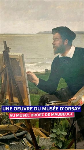 Ernest-Ange Duez's "Portrait of Ulysses Butin" is on display at the Espace Boëz in Maubeuge.
