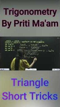 Triangle Short Trick for Class10th Mathematics #maths #triangle
