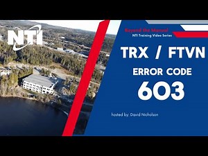 NTI Boiler - Error Code - 603