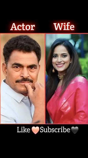 South Indian Villain actors & Their Real-Life Wives | #Real #Wife #Villains #Couple #Shorts