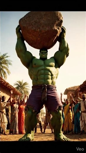 Ai hulk story hulk saved all the villager #hulk #ai #aigenerated #viralshorts