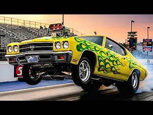 Epic Old School Drag Racing cars at Edgewater Motorsports Park Vintage Muscle