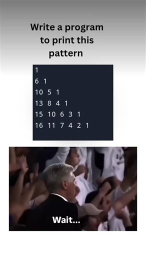 code.c | Follow for more.! . . . . . #tricky #trickyquestions #trickypattern #pattern | Instagram