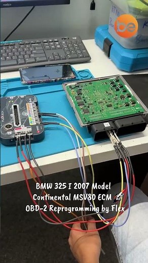 🚨 BMW 325I 2007 Model Continental MSV80 ECM OBD-2 Reprogramming by Flex.