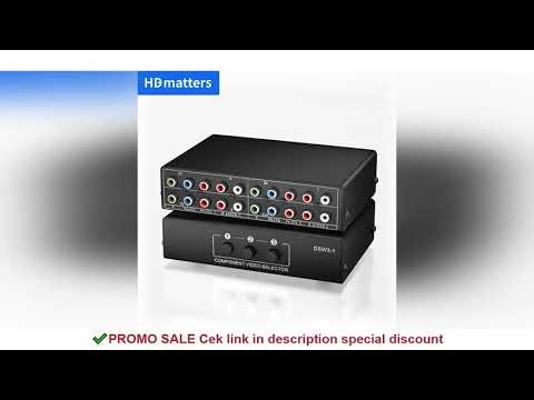 RGB component Switch selector box 3 in 1 out 5 RCA L/R Ypbpr component Switch AV Switcher hub for PS
