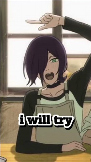 reze try to cook #chainsawman #reze #anime