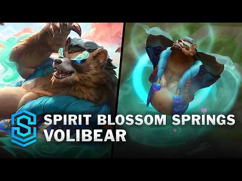 Spirit Blossom Springs Volibear Skin Spotlight - Pre-Release - PBE Preview - League of Legends
