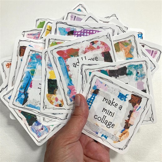 Art Journaling Prompt Cards: Mixed Media Inspiration Deck (digital Download) - Etsy