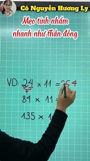 Tips for quick mental arithmetic like a prodigy #shorts #shortvideo #maths #fyp #xuhuong