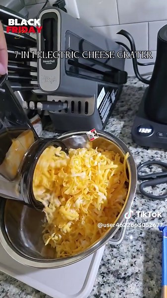 7-in-1 Electric Cheese Grater: Fast and Convenient Cooking