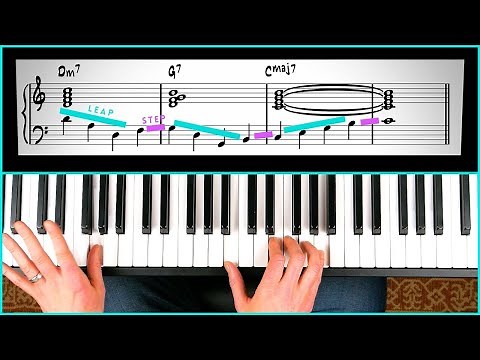 HOW TO WRITE A WALKING BASS LINE (JAZZ PIANO)