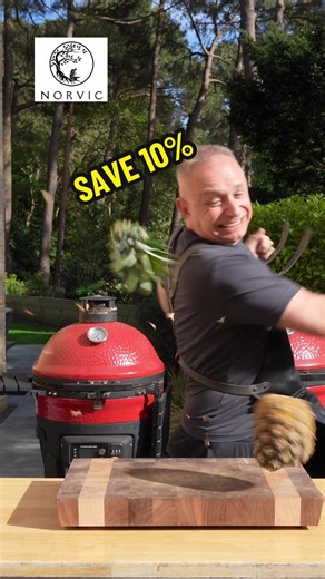 THATS NOT A KNIFE LOL USE THE CODE GEEZAGRILLS10 TO SAVE 10% ON YOUR FIRST ORDER AT NORVIC KNIVES #geezagrills #knife #bbq #save #support @Precision Knives