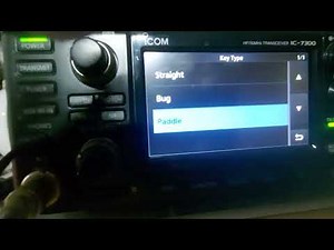 Paddle Key with ICOM IC 7300