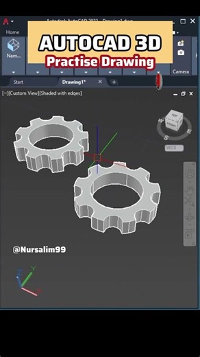 AutoCAD, AutoCAD 3D, AutoCAD 3D Drawing