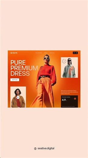 Fashion E-Commerce Website Design | UI/UX Design by Seative Digital