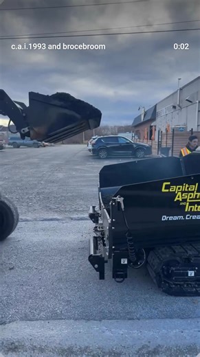 What a day The weather was absolutely terrible for ⚫paving, random light rain showers, heavy winds, Cold temperatures. The true meaning of " Playoff " paving On a positive note, we had the opportunity to used our new @weilerinc P265 Blackout out paver! And it was a dream to use! Didn't take long for us to dial in that girl, and she's running like a Swiss swatch now. Can't wait to continue running that machine next #asphalt #Pavers | Asphalt life