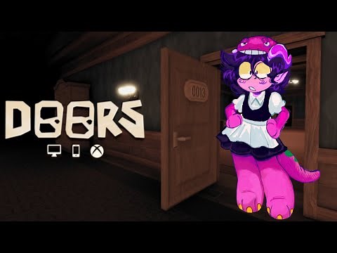 WEARING A MAID DRESS IN A BARNEY COSTUNME 😭