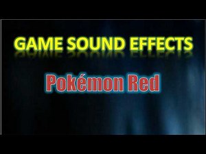 Pokemon Red Sound Effects - 025 Pikachu