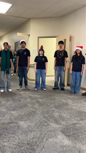 The Rock Hill HS Chamber Choir performed holiday carols at the administration building today! 🎁🎶 Their performance of Deck the Halls brought joy, warmth, and the perfect holiday send-off before winter break. | Prosper Independent School District