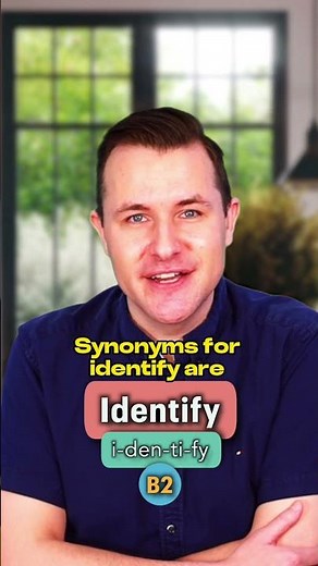 Identify - Meaning and Pronunciation (English Word of the Day)