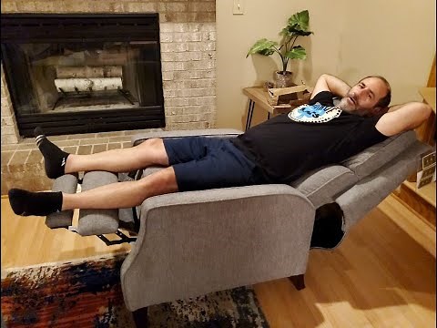 Costco Arlie Fabric Pushback Recliner unboxing and assembly