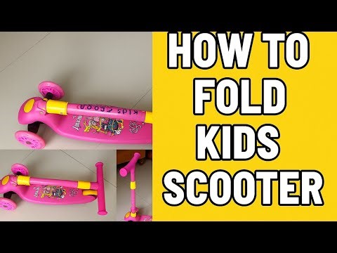 How to Fold a Kids 3-Wheel Scooter | Easy Step-by-Step Guide