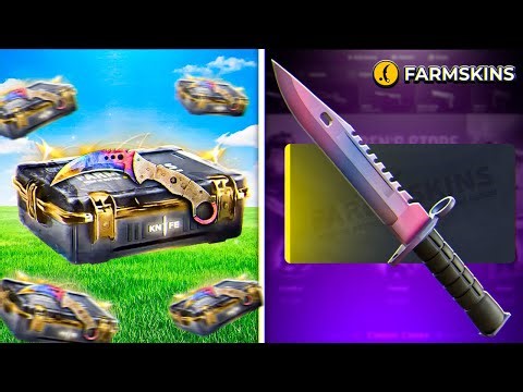 I WON M9 BAYONET MARBLE FADE !!! - Farmskins Promo Code 2025