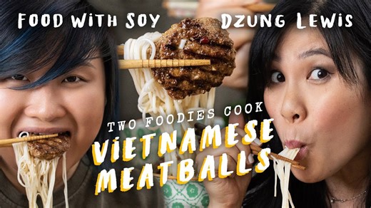 Cooking Vietnamese Bun Cha Hanoi: Grilled Pork Meatball Recipe