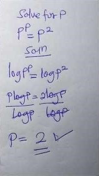 Application of logarithm