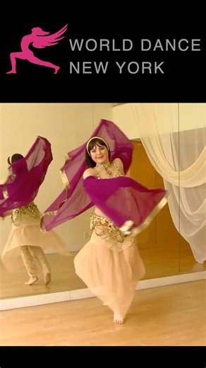 Stage-ready elegance: from BIR DEMET: A Classic Belly Dance Veil Choreo with Tanna Valentine