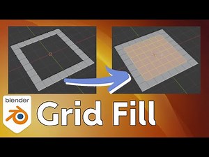 How to use Grid Fill - Blender 4.5