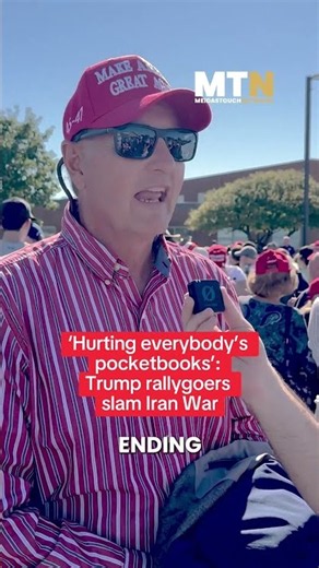 ‘Hurting everybody’s pocketbooks’: Trump rallygoers slam Iran War