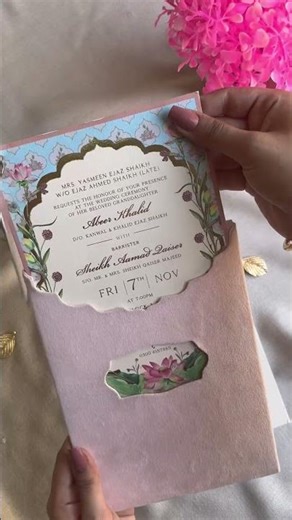 Spring Wedding Invitation