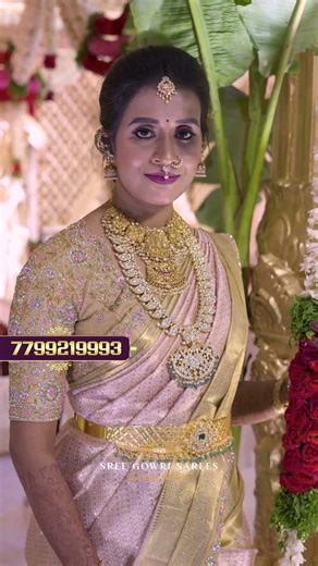 A fairy tale come true in this wedding bridal sarees🎉 #pattusarees #weddingsarees #indianwedding