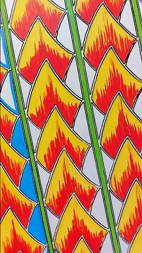 Evening Art Therapy with Deli Markers. Relax Drawing Templates