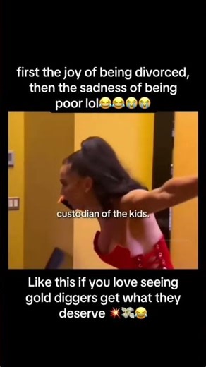 FIRST THE JOY OF BEING DIVORCE D,THEN THE sadness of being poor lol😭like thisifyoulove seeing#love