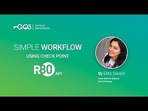 Simple Workflow using Check Point R80 API