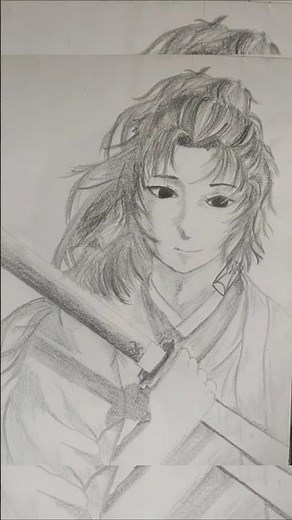 how to draw anime drawing | drawing tutorial | drawing step by step | Demon slayer