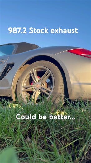 987.2 Boxster 2.9 stock exhaust sound. #porsche #987boxster