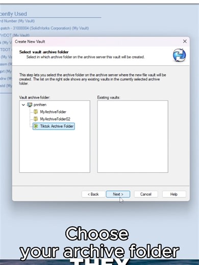How to create a SOLIDWORKS Vault #solidworks #3D #pdm #engineering