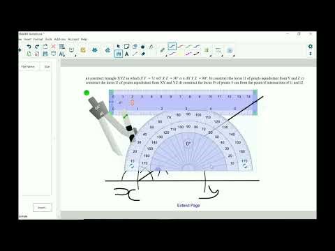 📐 Mastering Loci & Triangle Constructions in Smart Notebook | Step-by-Step Guide