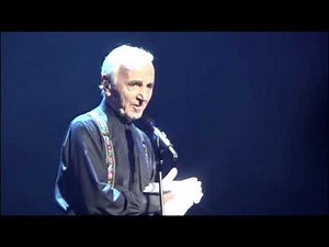 Nathalie Goulet et Charles Aznavour