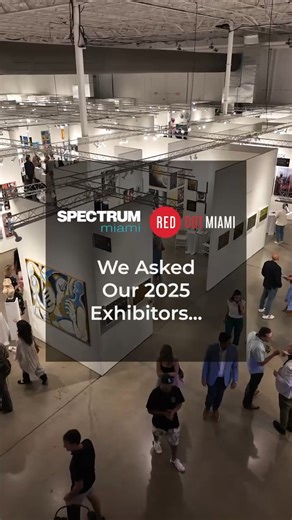 Spectrum Art Fairs on Instagram: "As we gear up for the end of #MiamiArtWeek2025, we asked a few exhibitors to sum up their experience at Spectrum + Red Dot Miami in one word (well...maybe a few). Come out and visit us at @manawynwood today from 12 - 6, so you can see why our fair is so "ELECTRIC!" ⚡️🖼️ Tickets (in bio): https://rwag.ticketspice.com/spectrum-miami-red-dot-miami-2025 #SpectrumMiami #RedDotMiami #MiamiArtWeek #SpectrumMiami2025 #RedDotMiami2025"