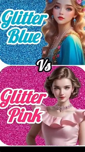 pink glitter vs Sky blue gilliter (day-105) #shorts #ytshorts #subscribe #yashuu
