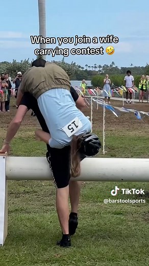 Join the Wife Carrying Contest: A Fun Olympic Twist!