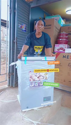 98-Litre Chest Freezer for Sale at 1850 Cedis